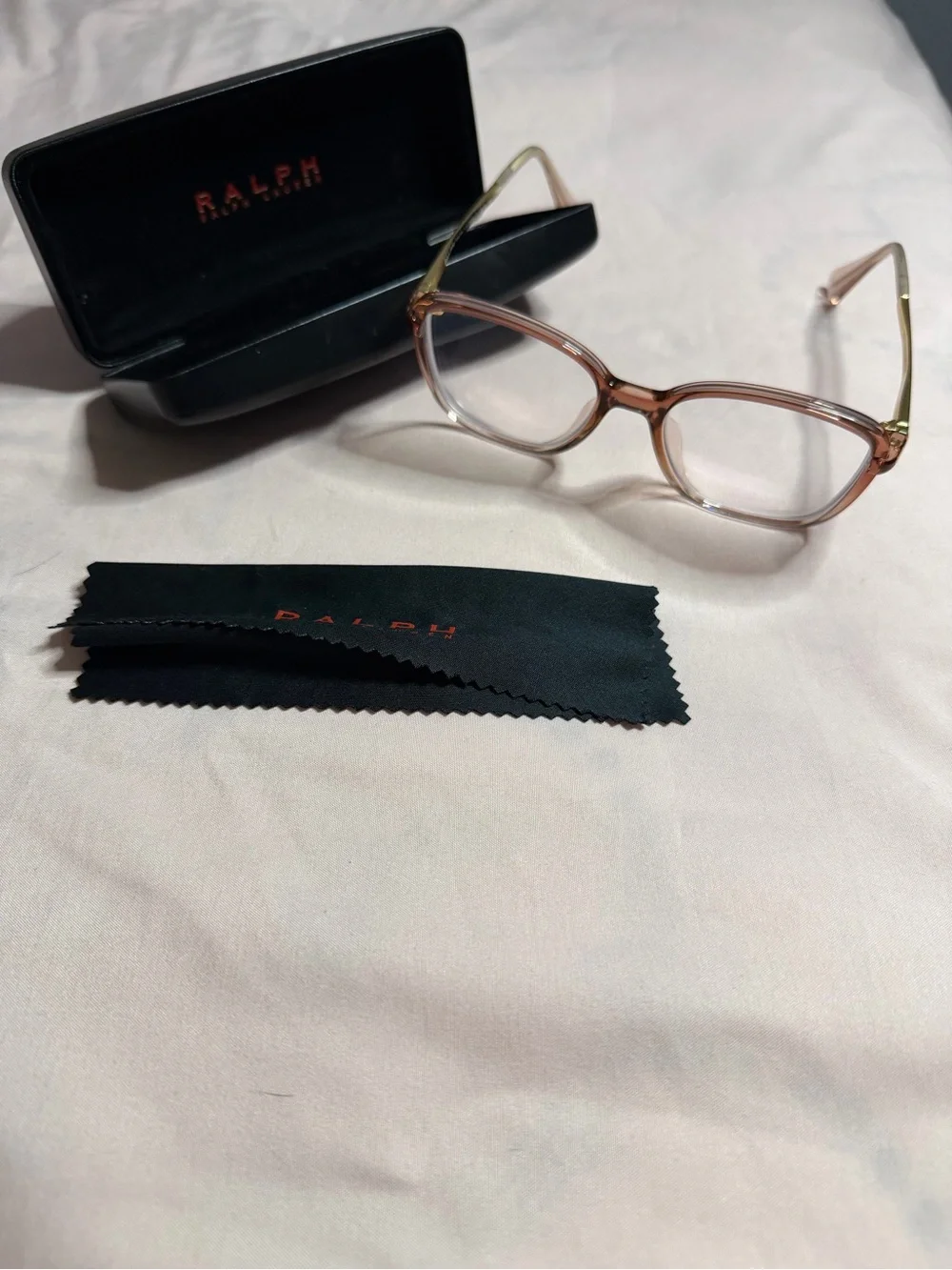 Pink Transparent Cat-Eye Reading Glasses